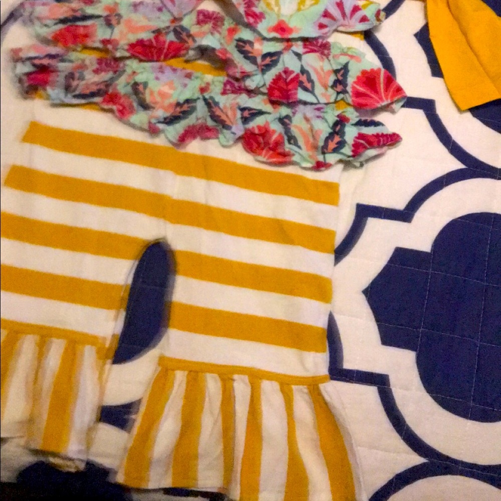 12 month onesie with ruffle bottom Millie Jay